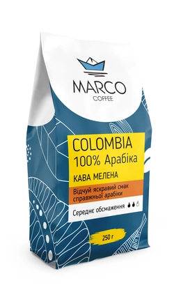 Кава мелена COLOMBIA 100% Арабіка