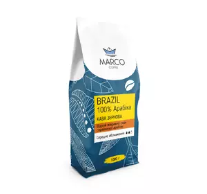 Кава зернова BRAZIL 100% Арабіка
